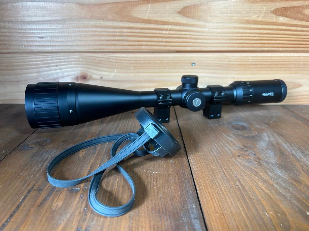 Hawke FastMount 4-16x50 AO IR Mil Dot Richtkijker, Ophalen of Verzenden, Zo goed als nieuw