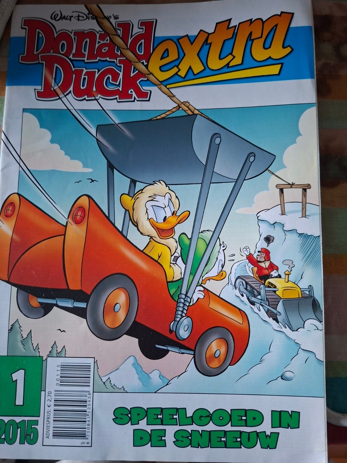 Donald Duck Extra 2015 - Speelgoed in de Sneeuw, Boeken, Eén stripboek, Ophalen, Gelezen, Walt Disney  Donald duck