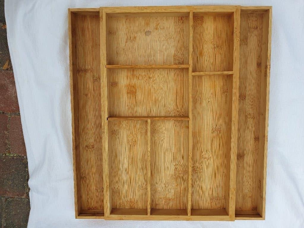 besteklade bamboe, Overige typen, Ophalen of Verzenden, Zo goed als nieuw, Hout