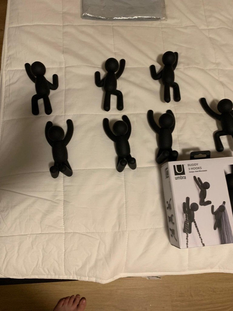 Umbra buddy hooks - 9 stuks (3 sets), Huis en Inrichting, Wandkapstok, Kunststof, Ophalen of Verzenden, Zo goed als nieuw