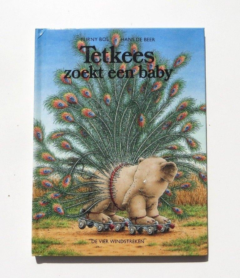 Prentenboek M5306: Hans de Beer - Tetkees zoekt een baby 4+, Ophalen of Verzenden, Gelezen, Burny Bos en Hans de Beer, Prentenboek