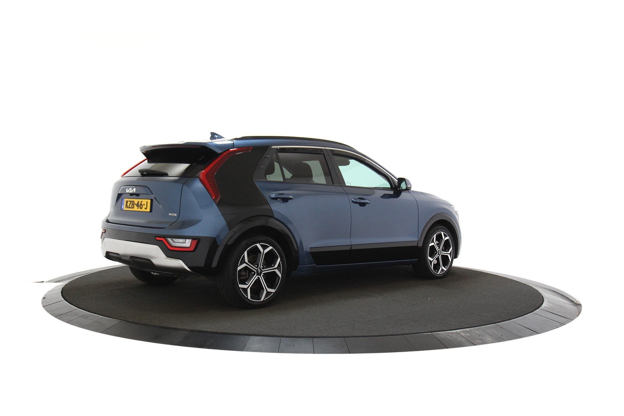 Kia Niro 1.6 GDi PHEV Facelift ExecutiveLine Leder ACC Groot, Verwarming stoelen achter, Gebruikt, Blauw, Bedrijf