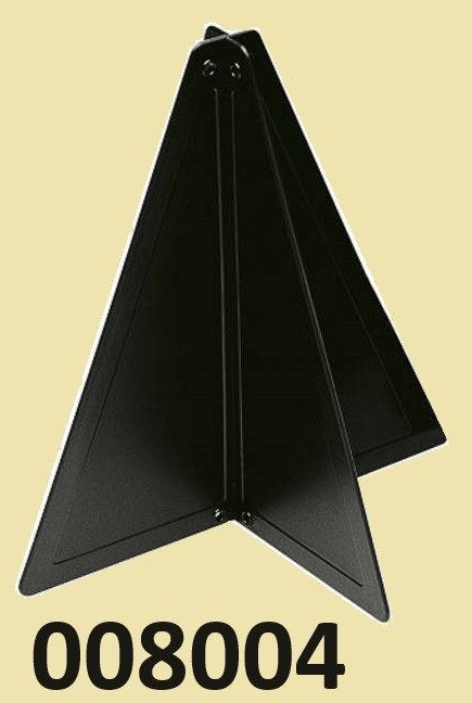 008004 Zwart kunststof seinkegel 2-delig, 470x330mm. € 6,95, Watersport en Boten, Ophalen of Verzenden, Nieuw, Overige typen