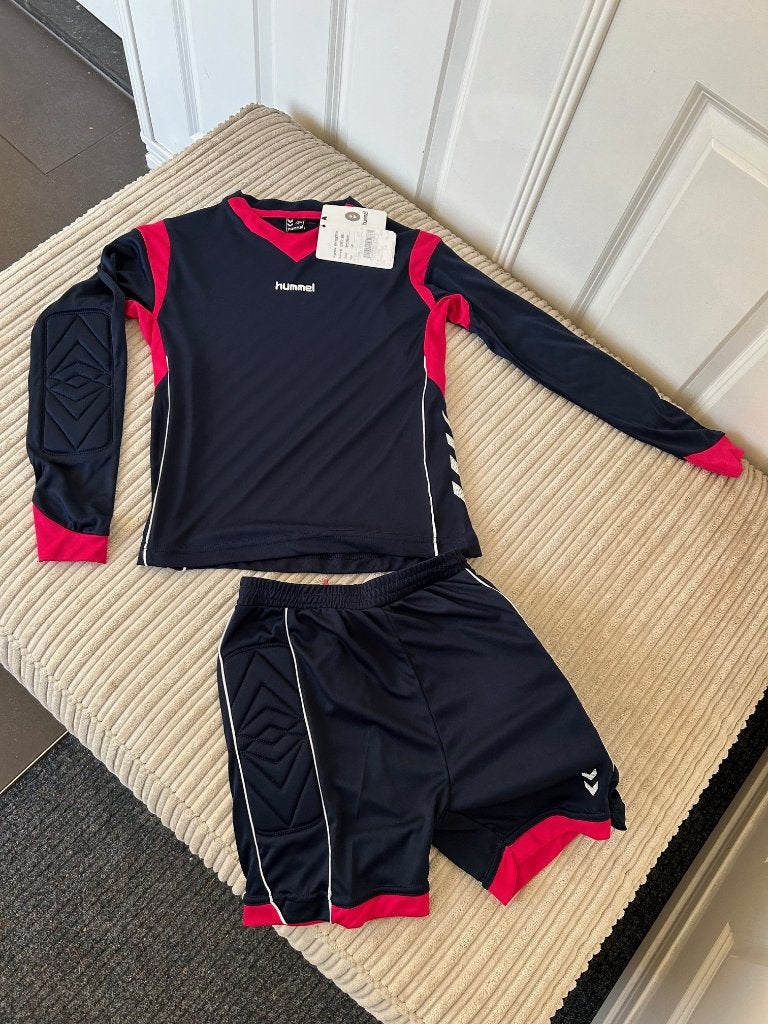 Leuke roze Hummel Keeper set voor meiden in maat 128 NIEUW, Maat XS of kleiner, Ophalen of Verzenden, Nieuw, Set