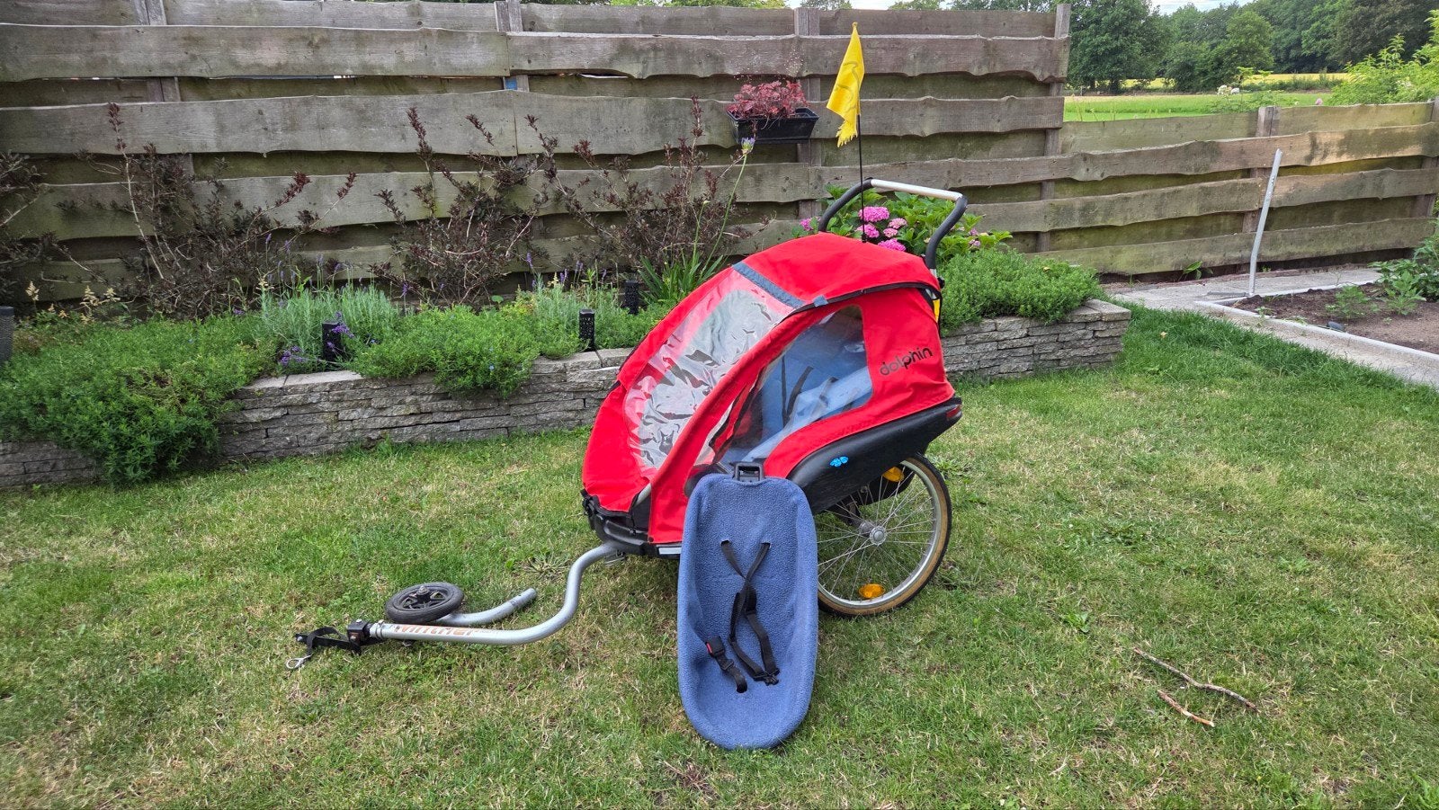 Winther fietskar voor kinderen, Ophalen, Gebruikt, Kinderkar, 40 tot 60 kg