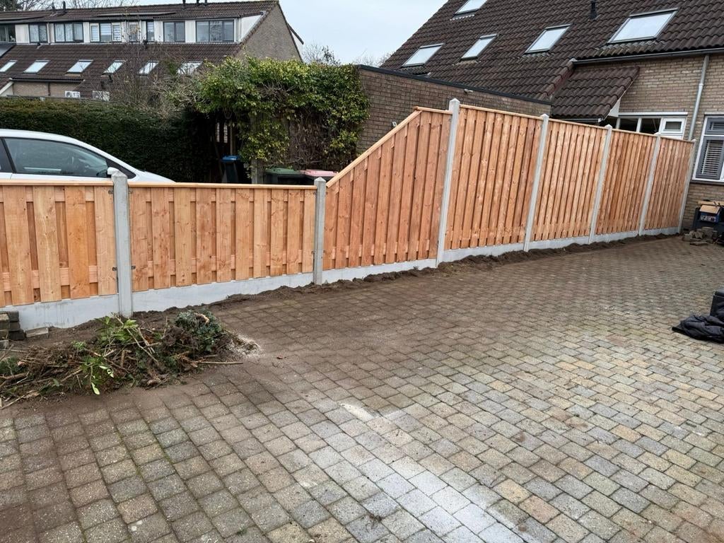 Hout beton schuttingen, 1 tot 2 meter, 6 meter of meer, Nieuw, Ophalen of Verzenden