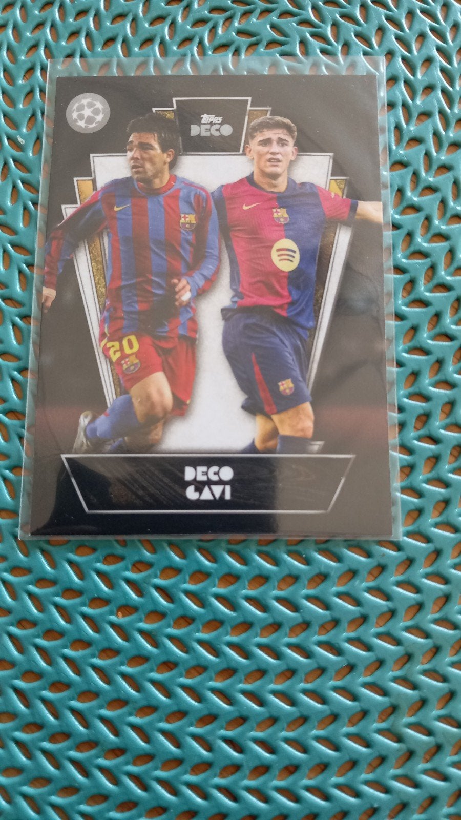 Topps Deco Deco Gavi FC Barcelona Spelerskaart, Ophalen of Verzenden, Zo goed als nieuw, Buitenlandse clubs, Spelerskaart