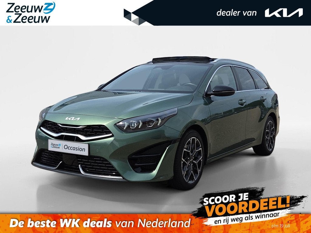 Kia Ceed Sportswagon 1.5 Turbo GT-Line 140 PK | Panorama dak, Auto's, Kia, Bedrijf, Te koop, (Pro) Cee d, ABS, Achteruitrijcamera