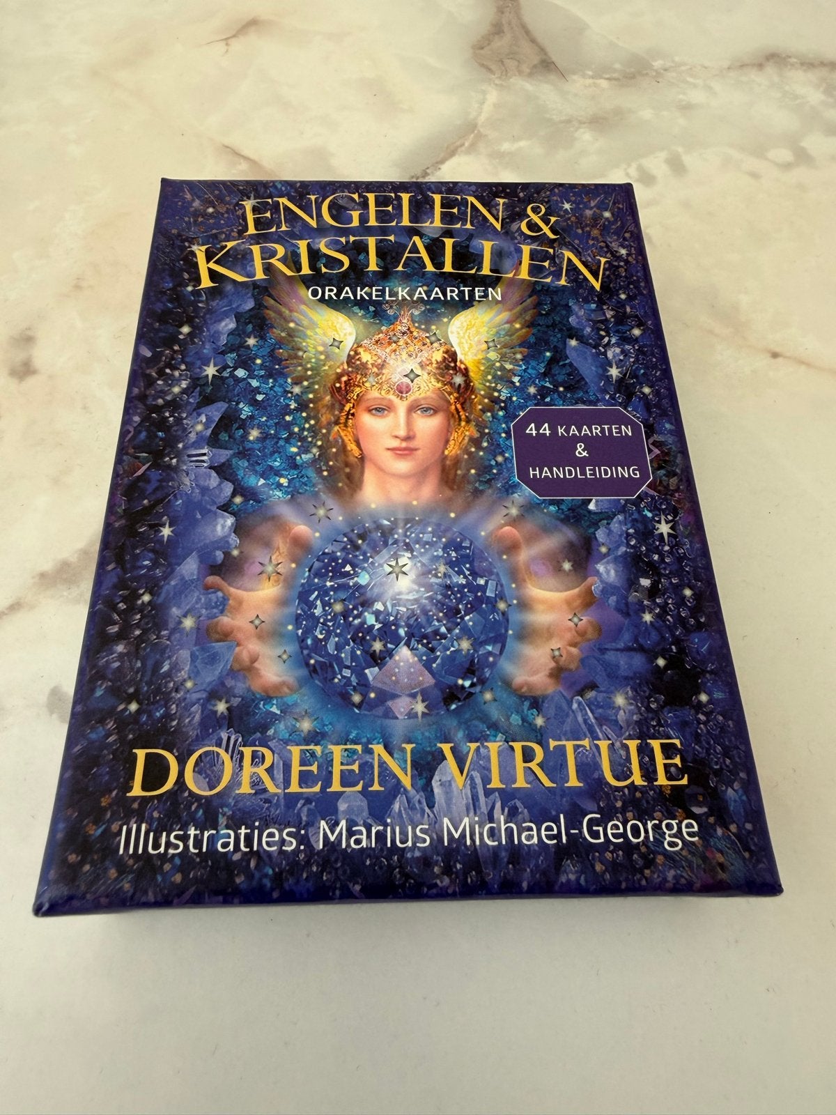 Engelen & Kristallen Orakelkaarten - Doreen Virtue, Ophalen of Verzenden, Zo goed als nieuw, Spiritualiteit algemeen, Overige typen