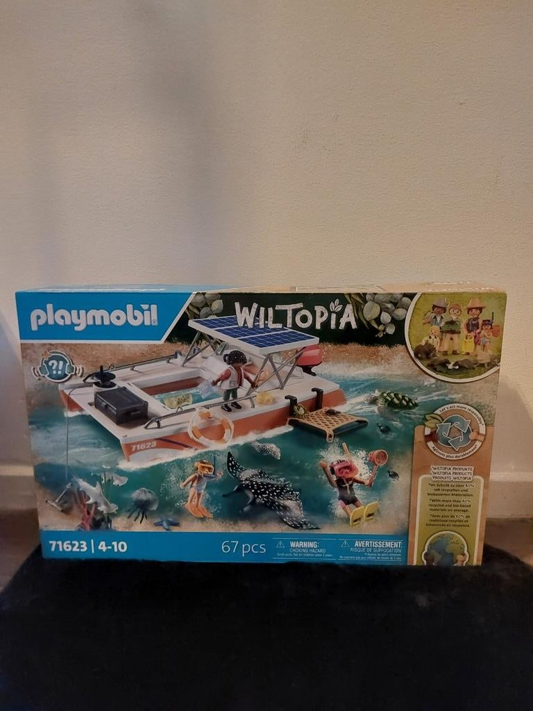 Playmobil Wiltopia 71623 Onderzoekscatamaran, Ophalen of Verzenden, Nieuw, Complete set