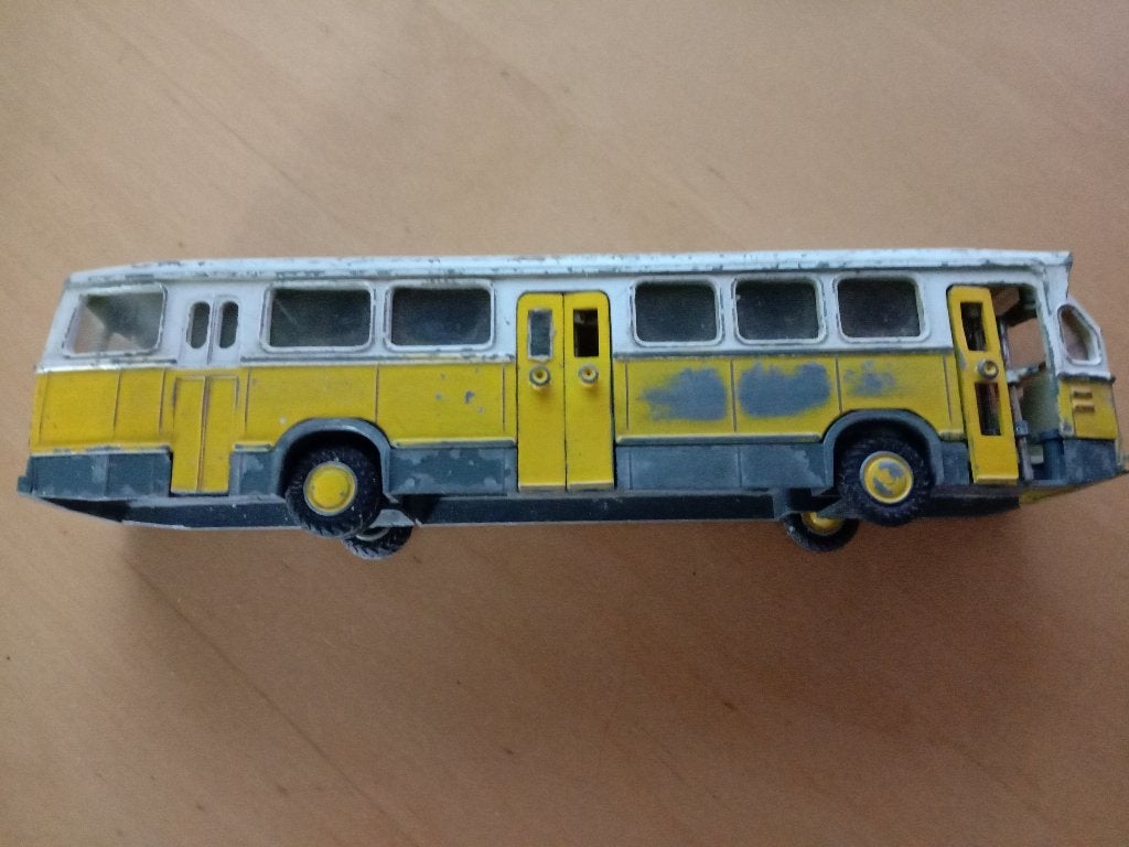 Lion toys bus Geel, Ophalen of Verzenden, Auto, Lion Toys