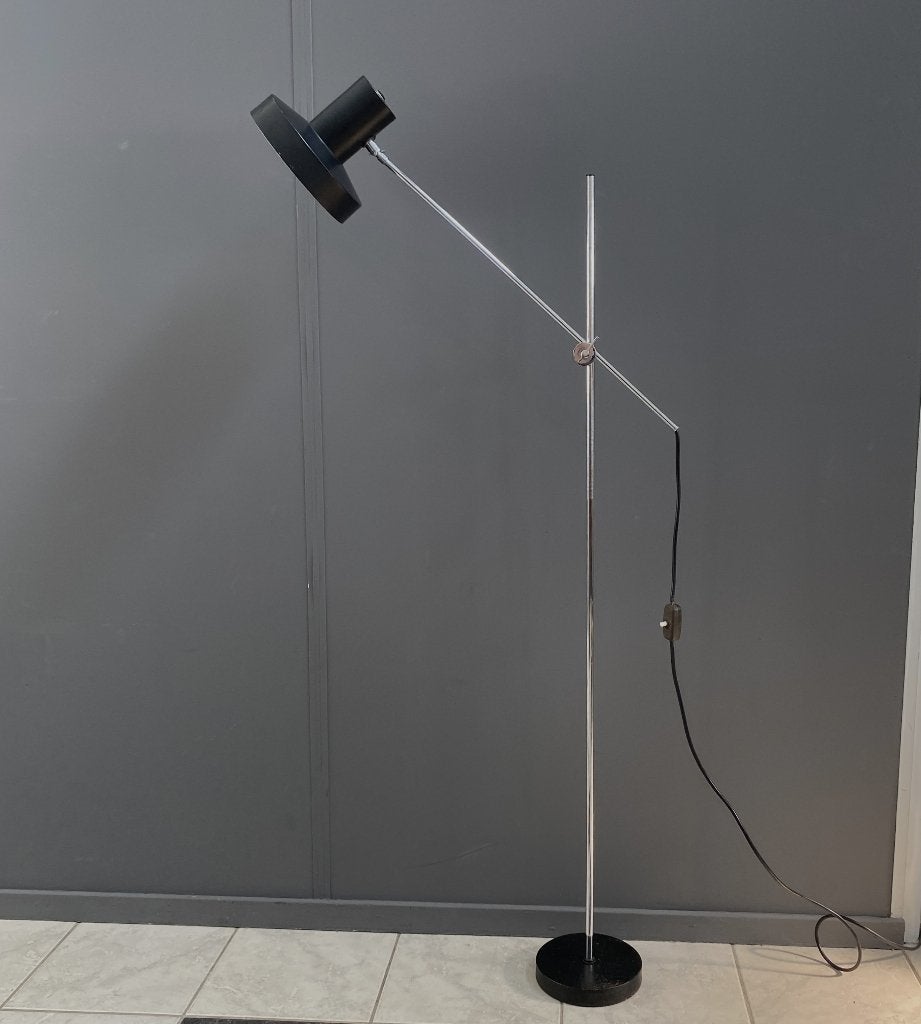 60 jaren Anvia hengellamp vloer lamp ontworpen J Hoogervorst, Ophalen, E27 (groot), Metaal, 150 tot 200 cm