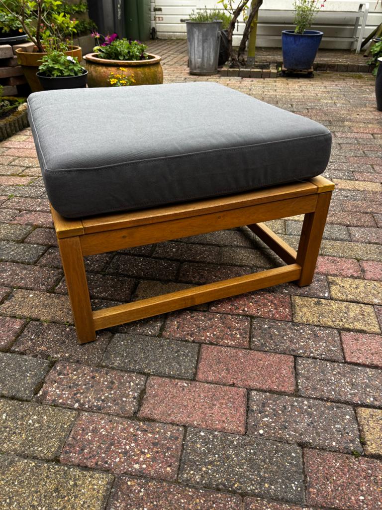 IKEA NÄMMARÖ Hocker/Bijzettafel met Kussen, Hocker, Zo goed als nieuw, Loungeset, Hout