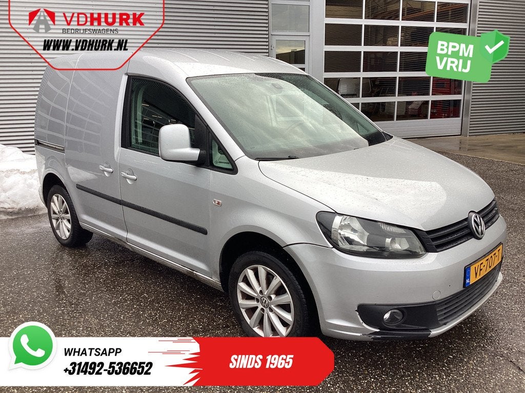 Volkswagen Caddy 1.6 TDI 100 pk Aut. EXPORT DB-Riem V.V/ Led, Auto's, Gebruikt, 4 cilinders, Volkswagen, Bedrijf
