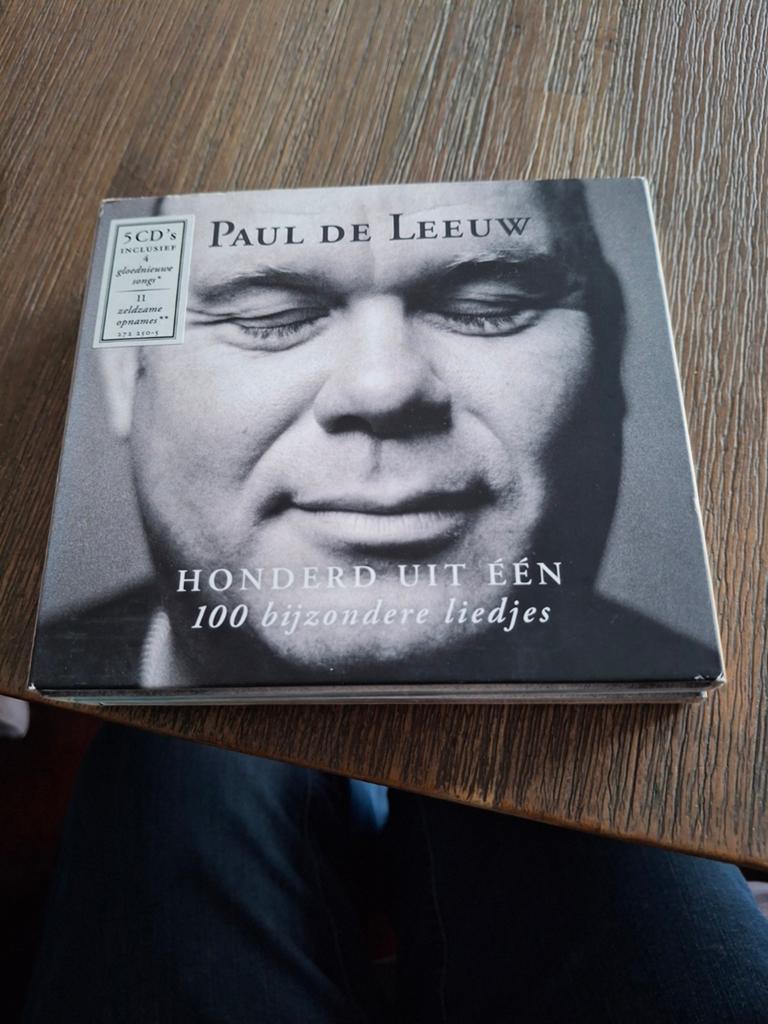 Cd. Paul de Leeuw. Honderd uit één. 4 stuks, Ophalen of Verzenden, Zo goed als nieuw