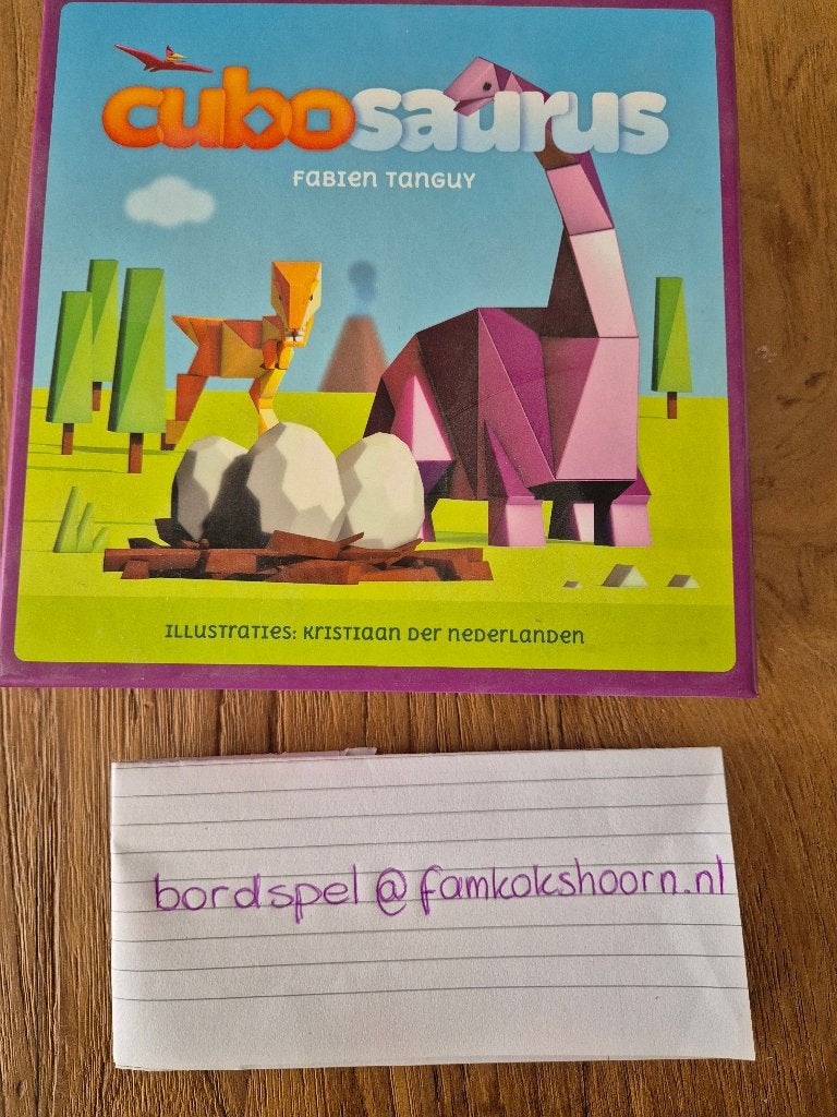 Cubosaurus kaartspel, Hobby en Vrije tijd, Gezelschapsspellen | Kaartspellen, Vijf spelers of meer, Ophalen of Verzenden, Zo goed als nieuw