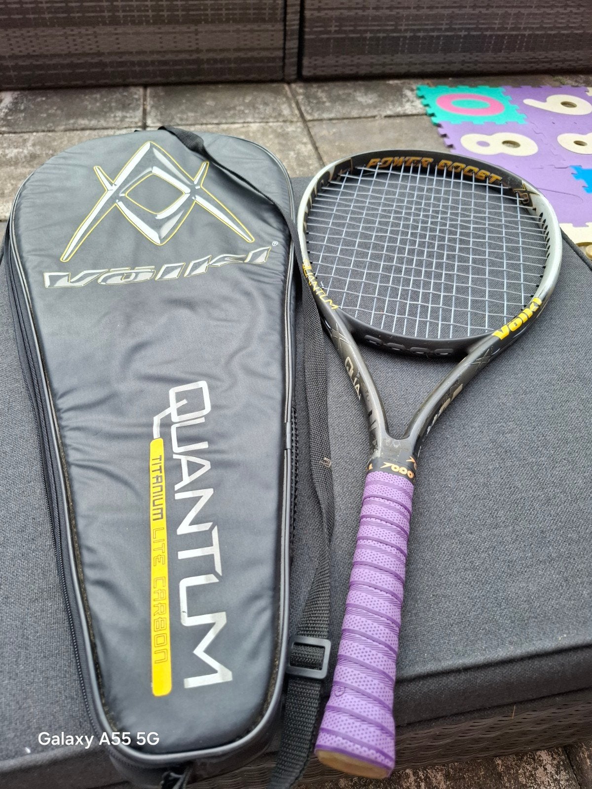 Volkl Quantum 7000 Titanium Lite Carbon Tennisracket, Gebruikt, Onbekend, Ophalen of Verzenden, Onbekend