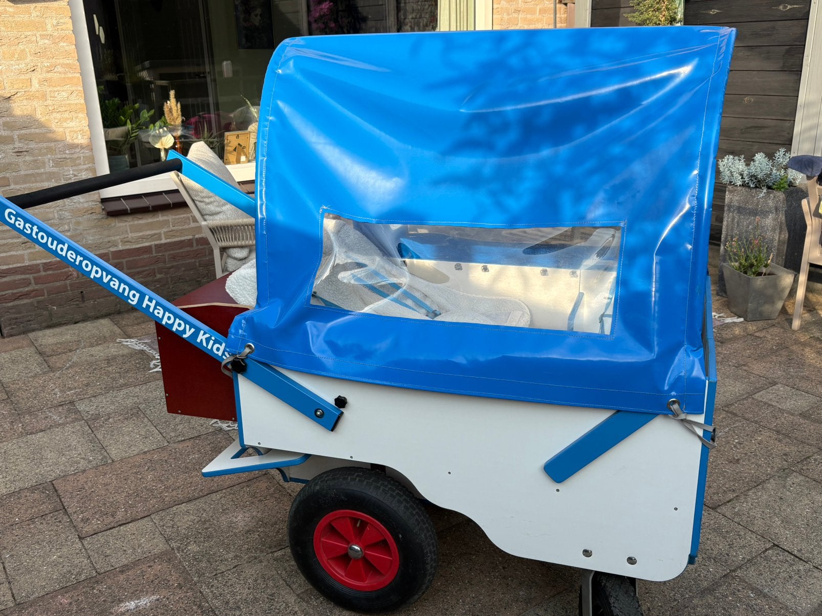Bolderwagen met plaats voor 6 kindjes, Ophalen, Zo goed als nieuw
