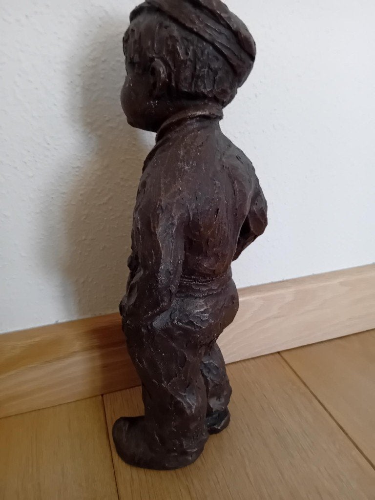 *leuk bronskleurig beeld, Ophalen of Verzenden, Zo goed als nieuw, Mens