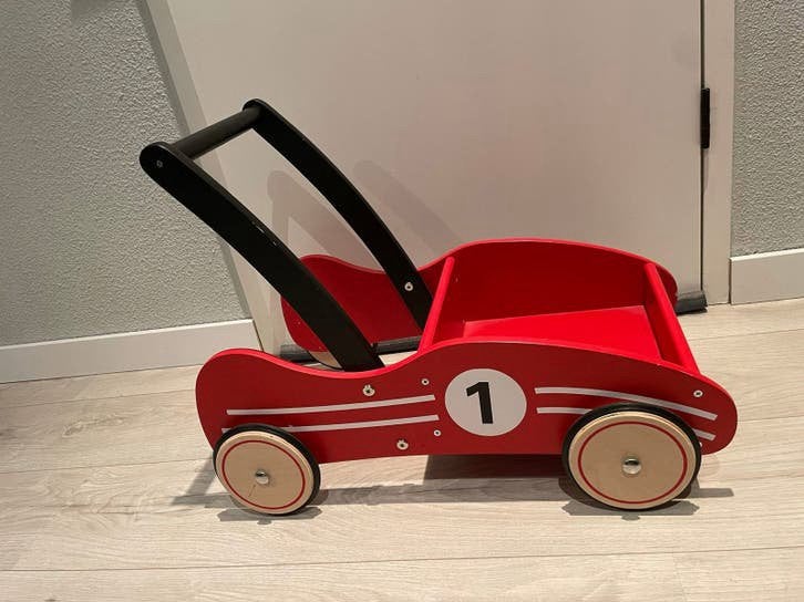 Pinolino Loopwagen 'Kimi' rood - Zo goed als nieuw, Ophalen, Zo goed als nieuw, Loopvoertuig