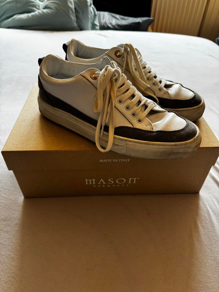 Mason Garments Tia Low PS-9A Sneakers - Wit - Maat 42, Kleding | Heren, Schoenen, Gedragen, Sneakers of Gympen, Wit, Ophalen of Verzenden