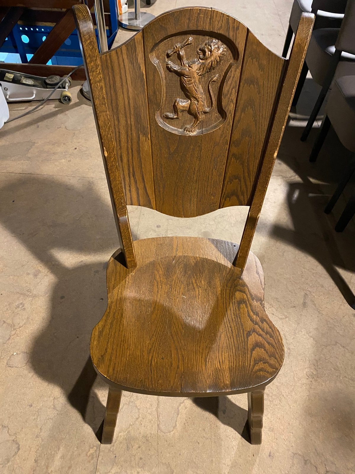 Antieke cafetafel stamtafel met antieke stoelen, Ophalen