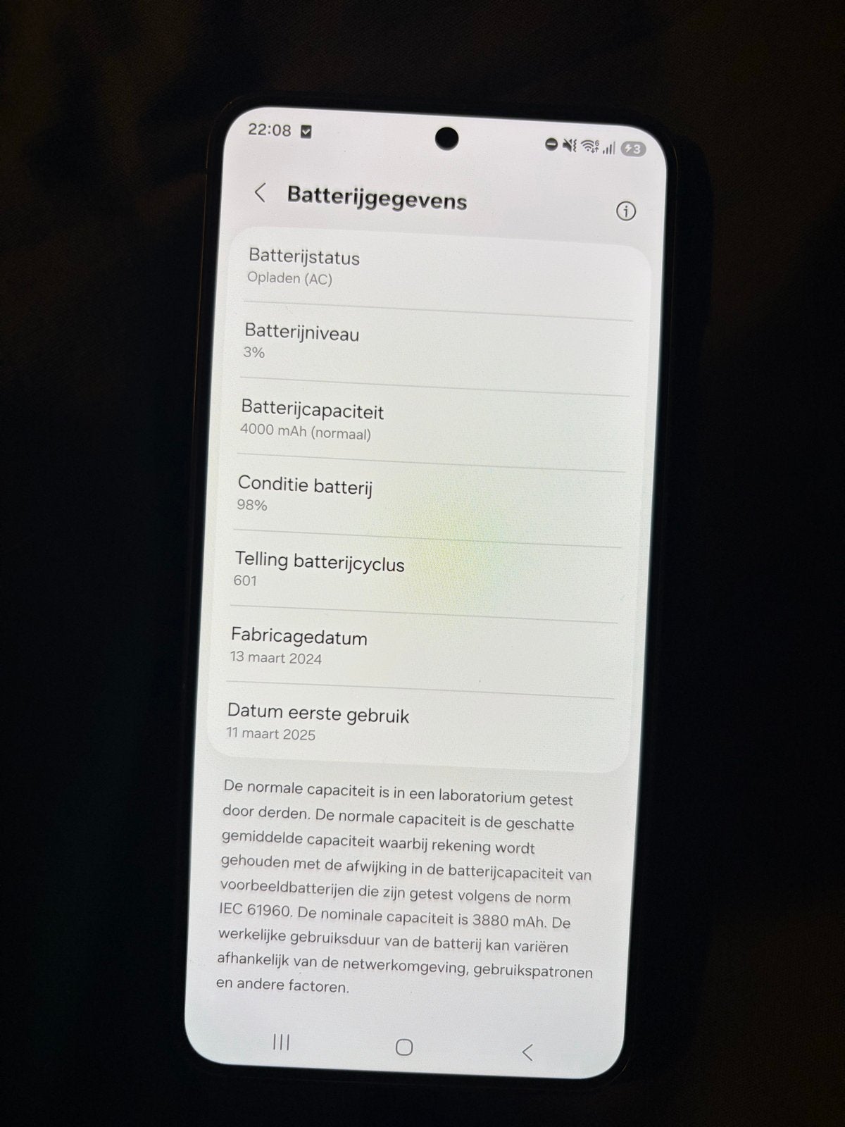 Foto 3 van Samsung Galaxy S24- Lichte krassen op scherm