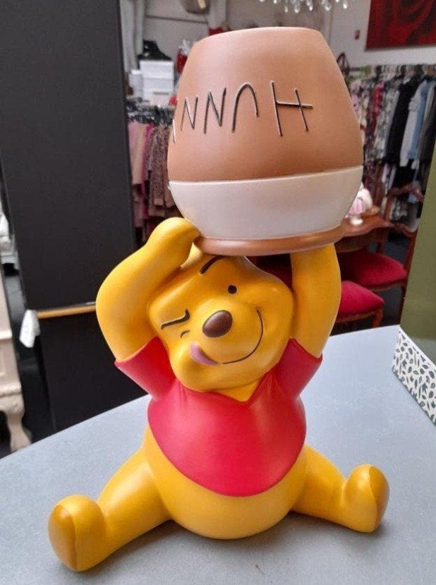 Disney garden beeld winnie de poeh nieuw in doos, Ophalen, Kunststof