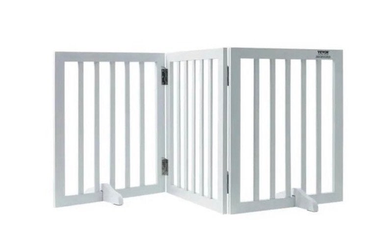 Wit puppy hek 150x60 - 3 panelen met voetjes, Dieren en Toebehoren, Honden-accessoires, Overige merken, Ophalen of Verzenden, Nieuw