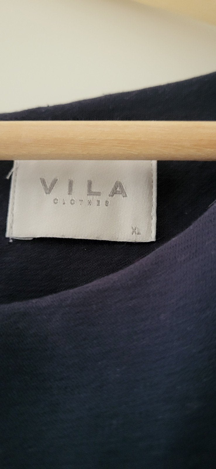 Vila jurk donker blauwe jurk maat XL, Blauw, Vila, Maat 42/44 (L), Ophalen of Verzenden