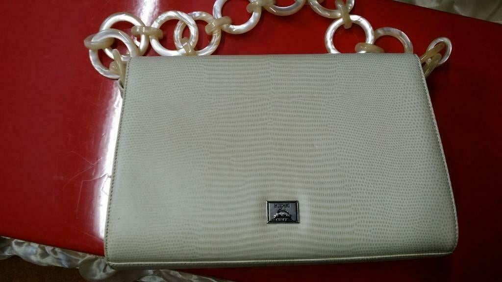 Moschino Tas nieuw, Ophalen of Verzenden, Nieuw, Beige, Handtas