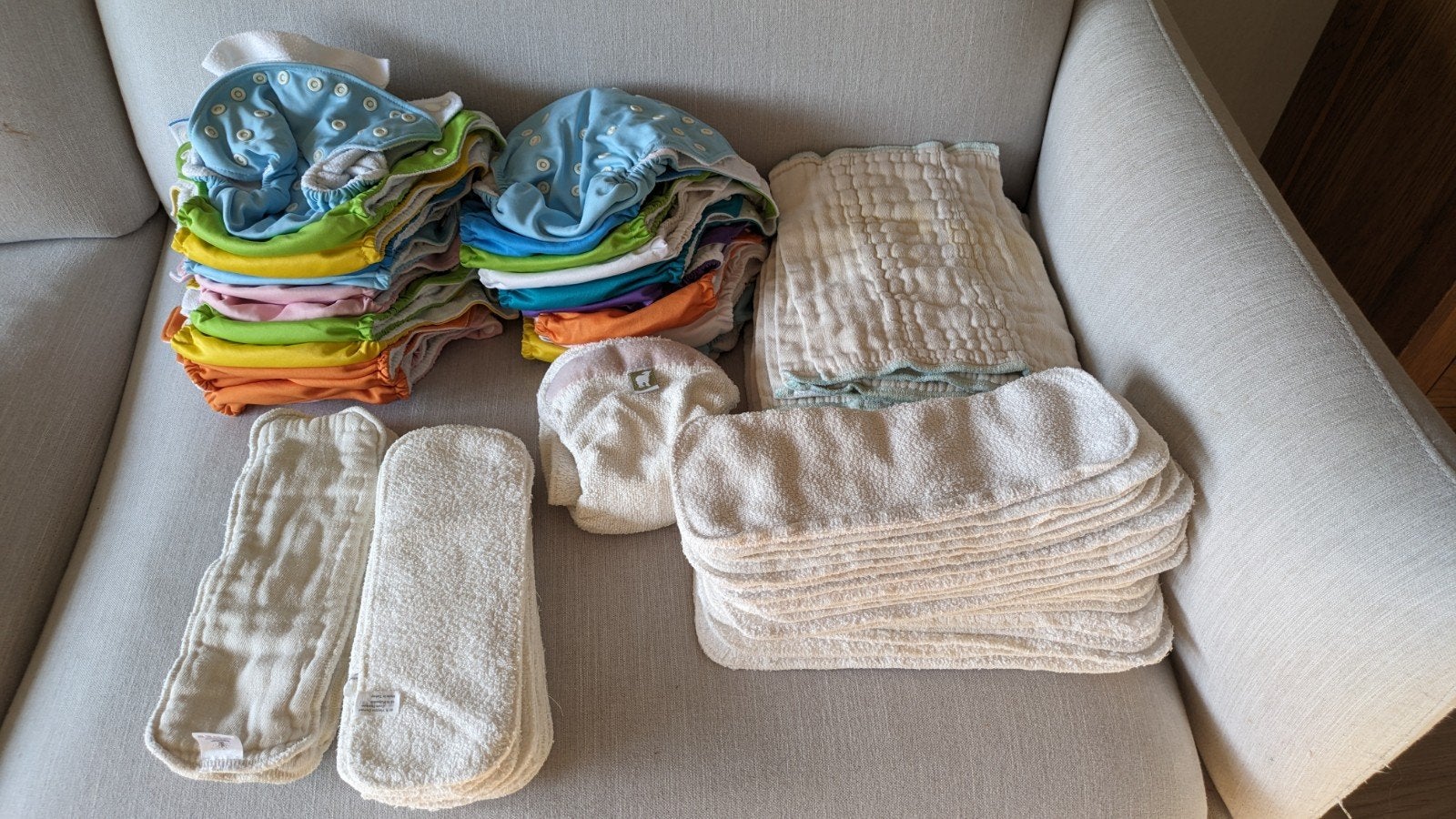 Wasbare luiers compleet pakket, Kinderen en Baby's, Ophalen of Verzenden, Overige typen