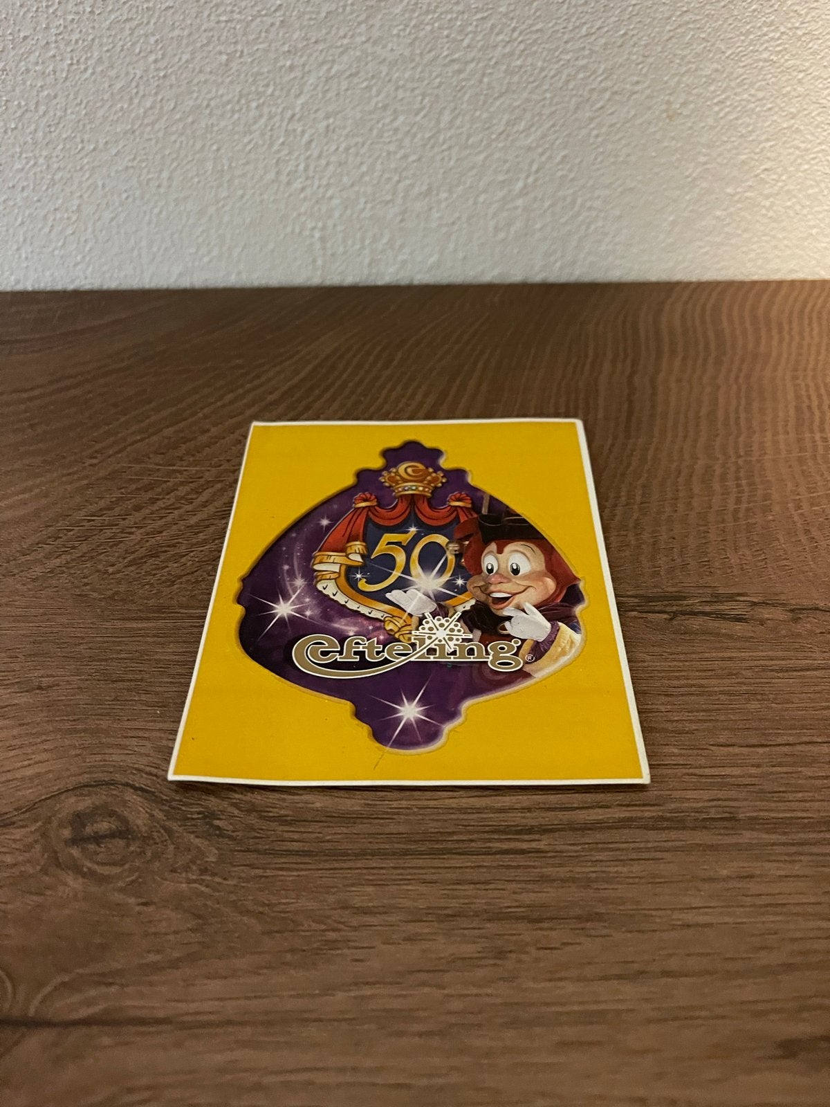 Efteling 50 jaar sticker - Jubileumuitgave, Ophalen of Verzenden, Zo goed als nieuw, Overige typen