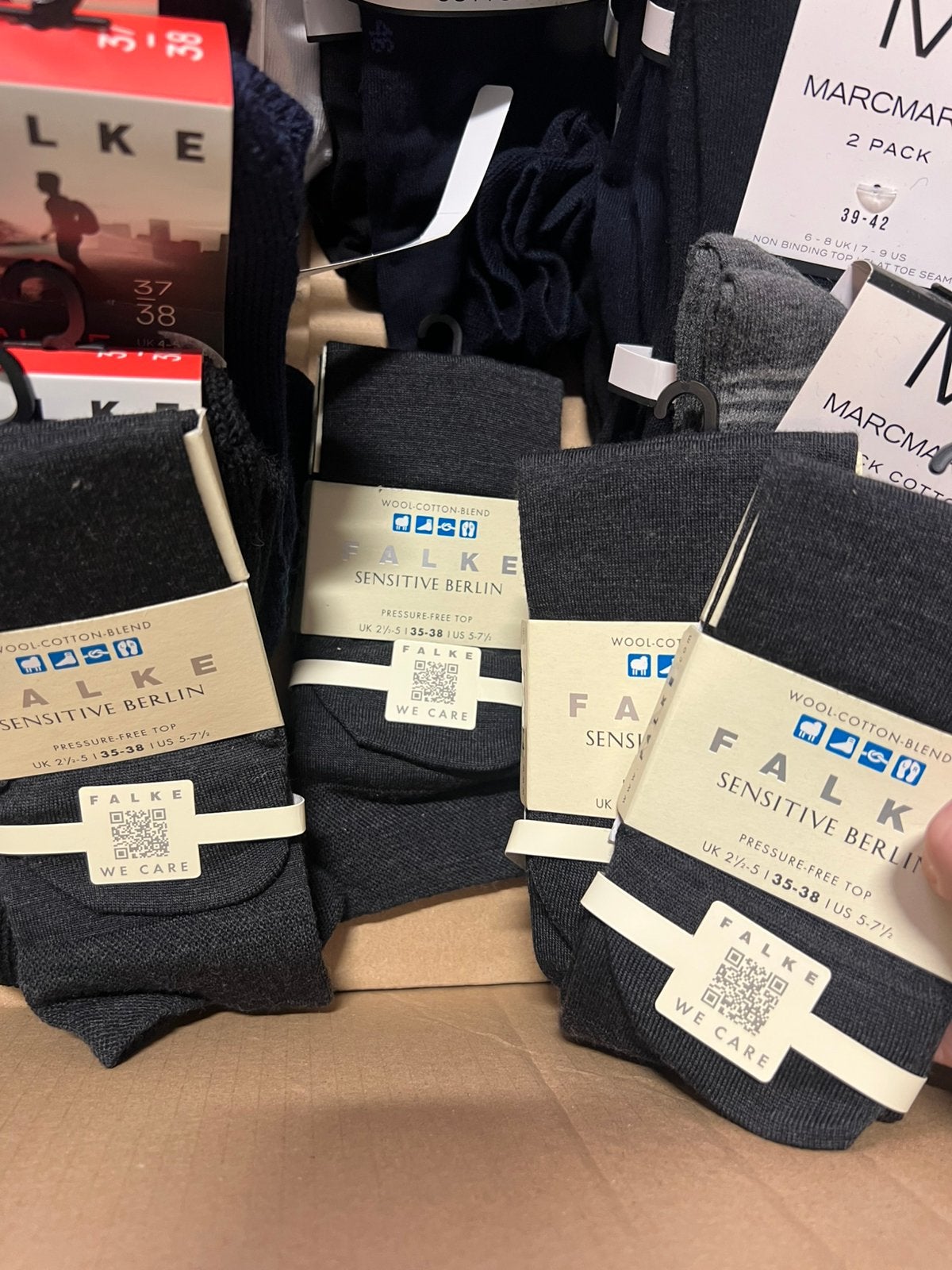 Falke sensitive berlin maat 35/38 NIEUW!! Nu €5,- per paar, Ophalen of Verzenden, Nieuw