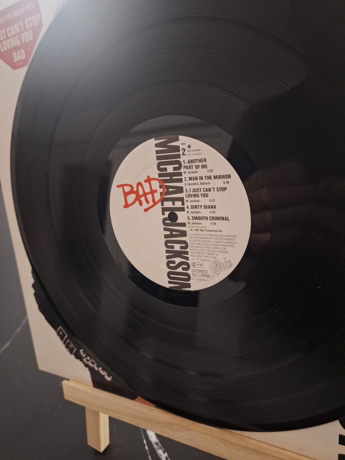 Foto 8 van Michael Jackson - Bad LP (Originele uitgave 1987)
