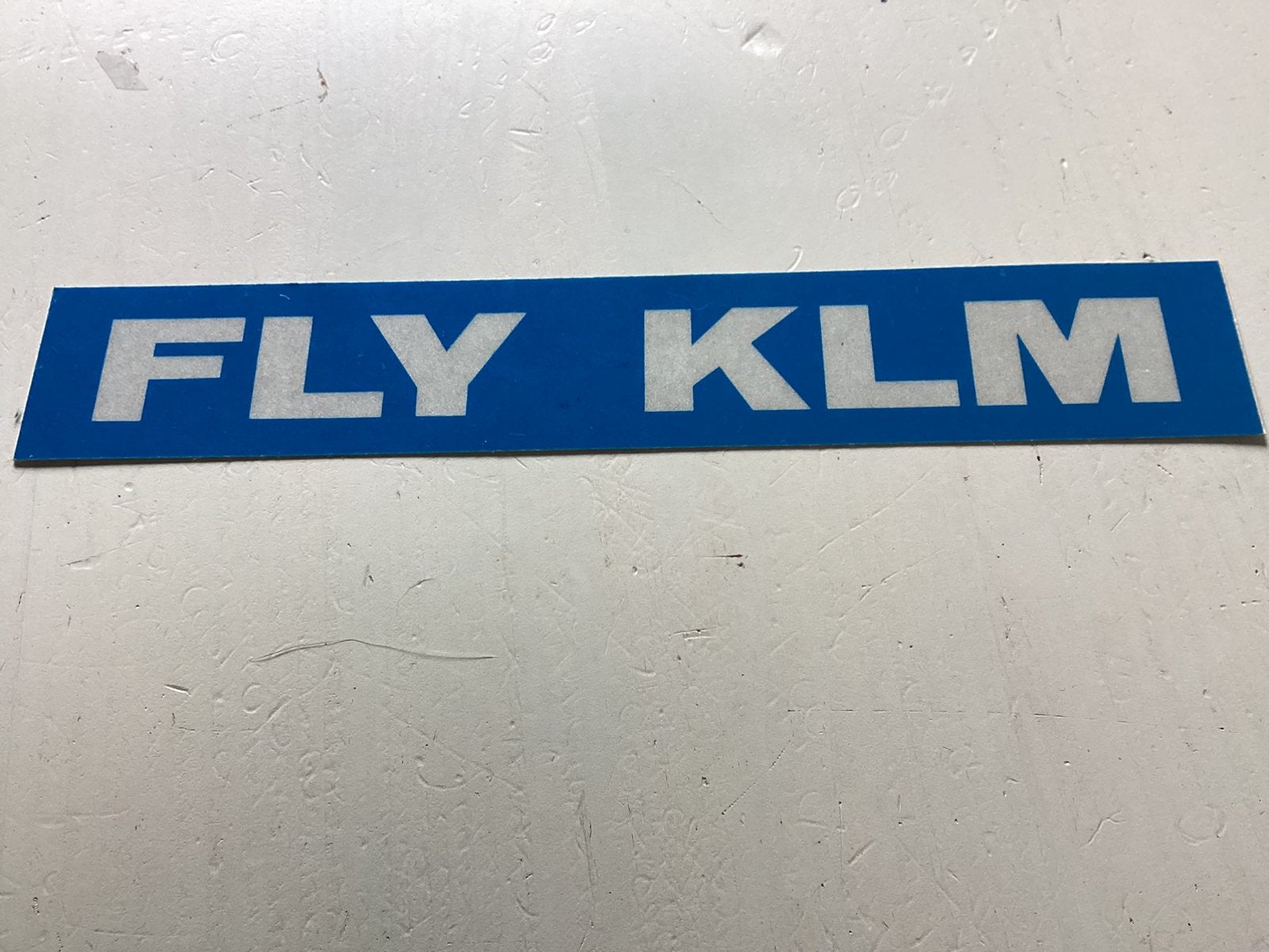 Sticker Fly KLM, Verzamelen, Stickers, Verzenden, Zo goed als nieuw