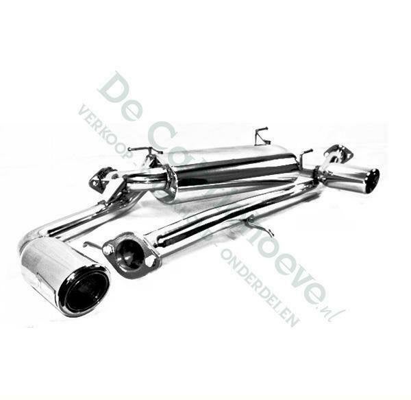 MX5 Dubbele RVS uitlaat, De Cabriohoeve VOF, Nieuw, Info@cabriohoeve.nl, Julianalaan 9, 9462PG Gasselte, Nederland