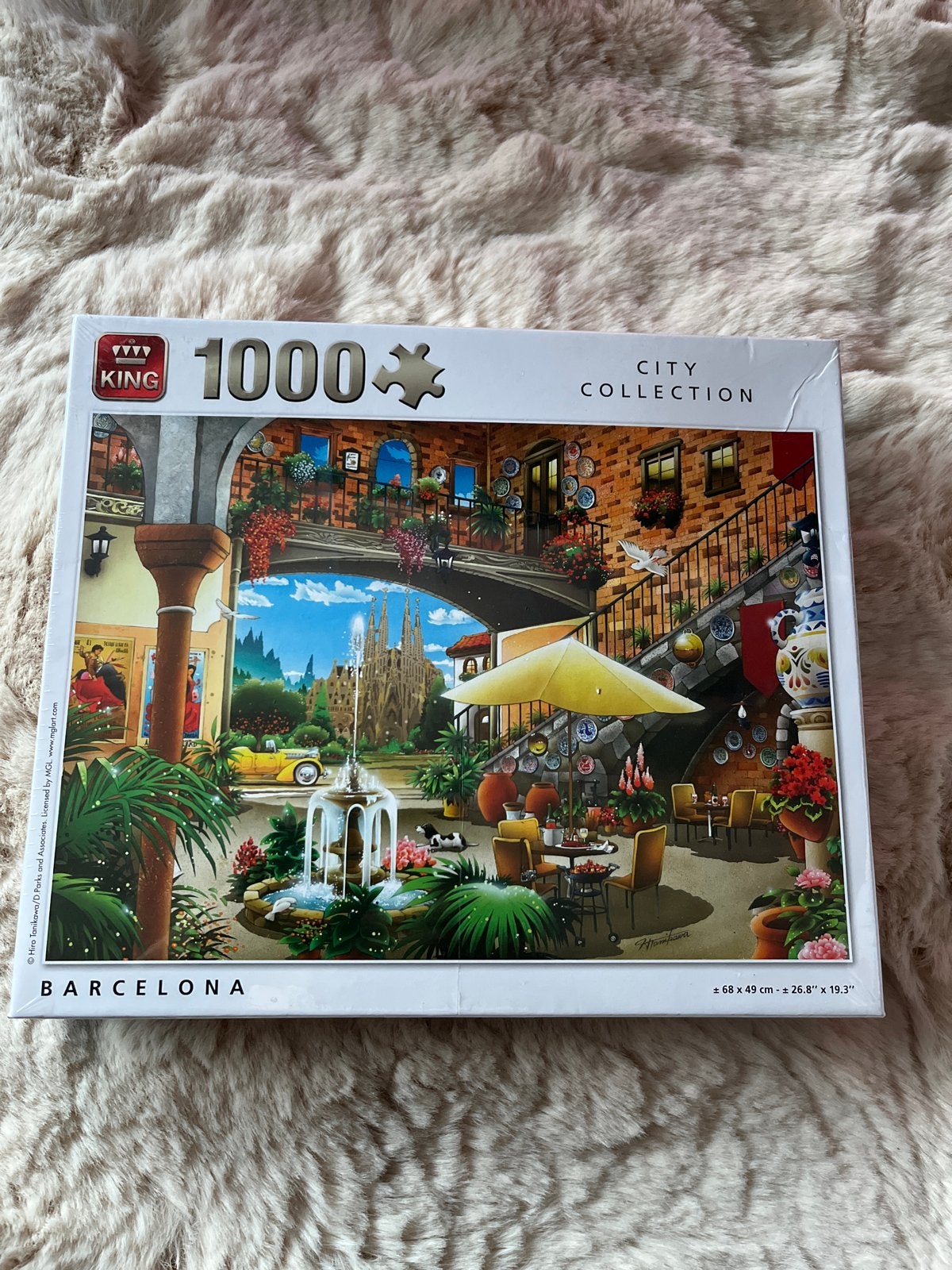 King Legpuzzel Barcelona City Collection 1000 stukjes, Ophalen of Verzenden, 500 t/m 1500 stukjes, Nieuw, Legpuzzel