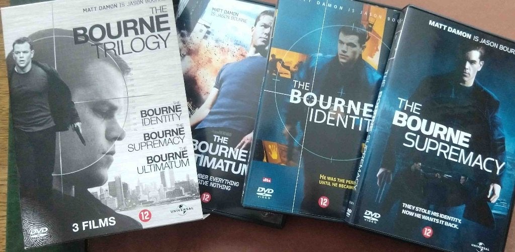 Matt Damon DVD 's o.a. Bourne Trilogy - hoeft niet in 1 koop, Cd's en Dvd's, Vanaf 12 jaar, Ophalen of Verzenden, Zo goed als nieuw