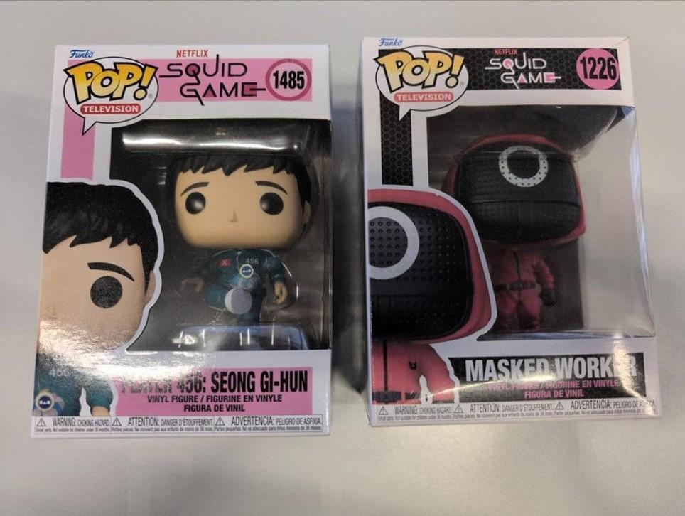 Funko Pop! Squid Game: SeongGi-Hun 1485 & Masked Worker 1226, Verzamelen, Poppetjes en Figuurtjes, Ophalen of Verzenden, Nieuw