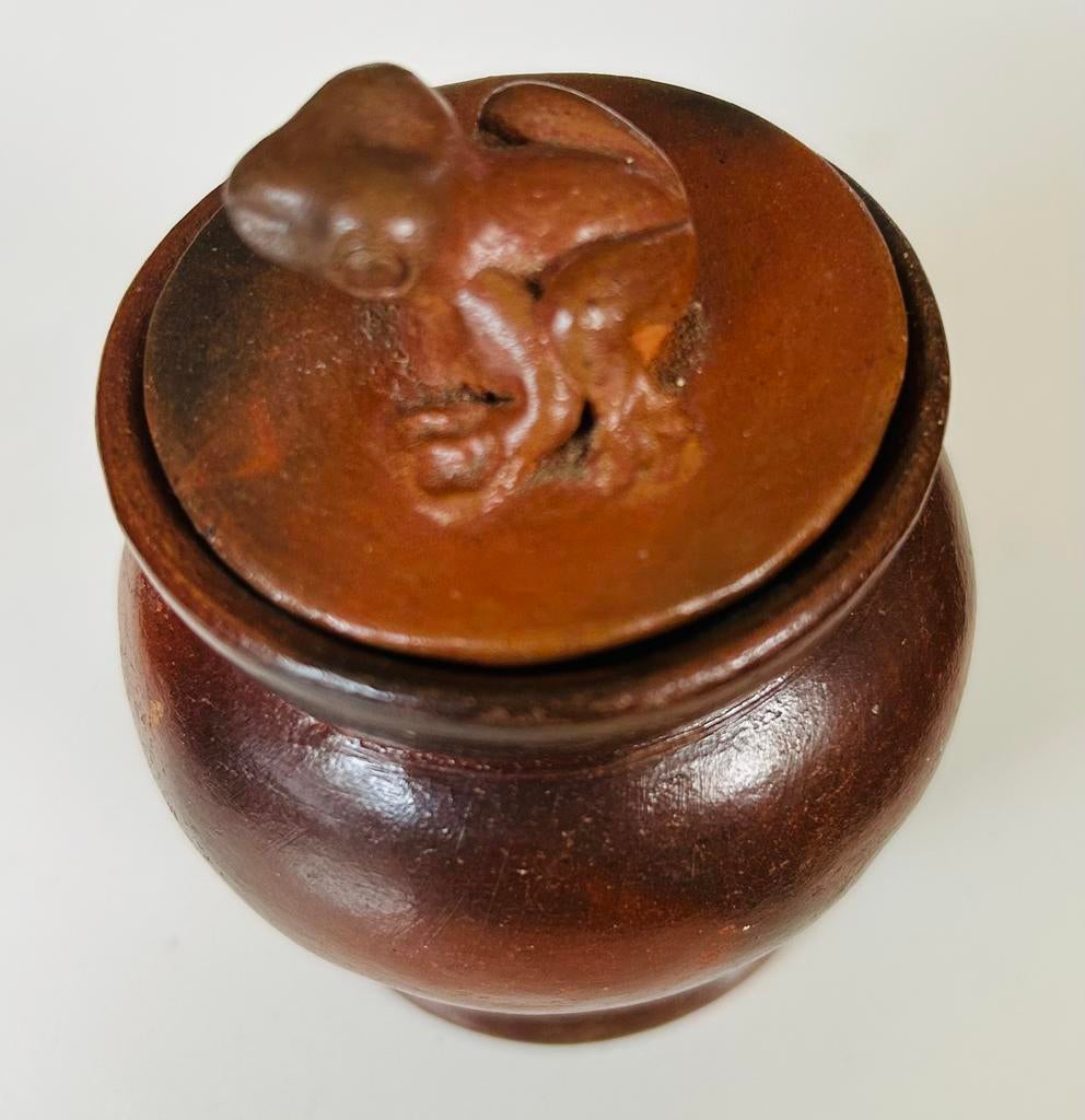 Sasak Pottery potje - Aardewerk - Handgemaakt, Ophalen of Verzenden