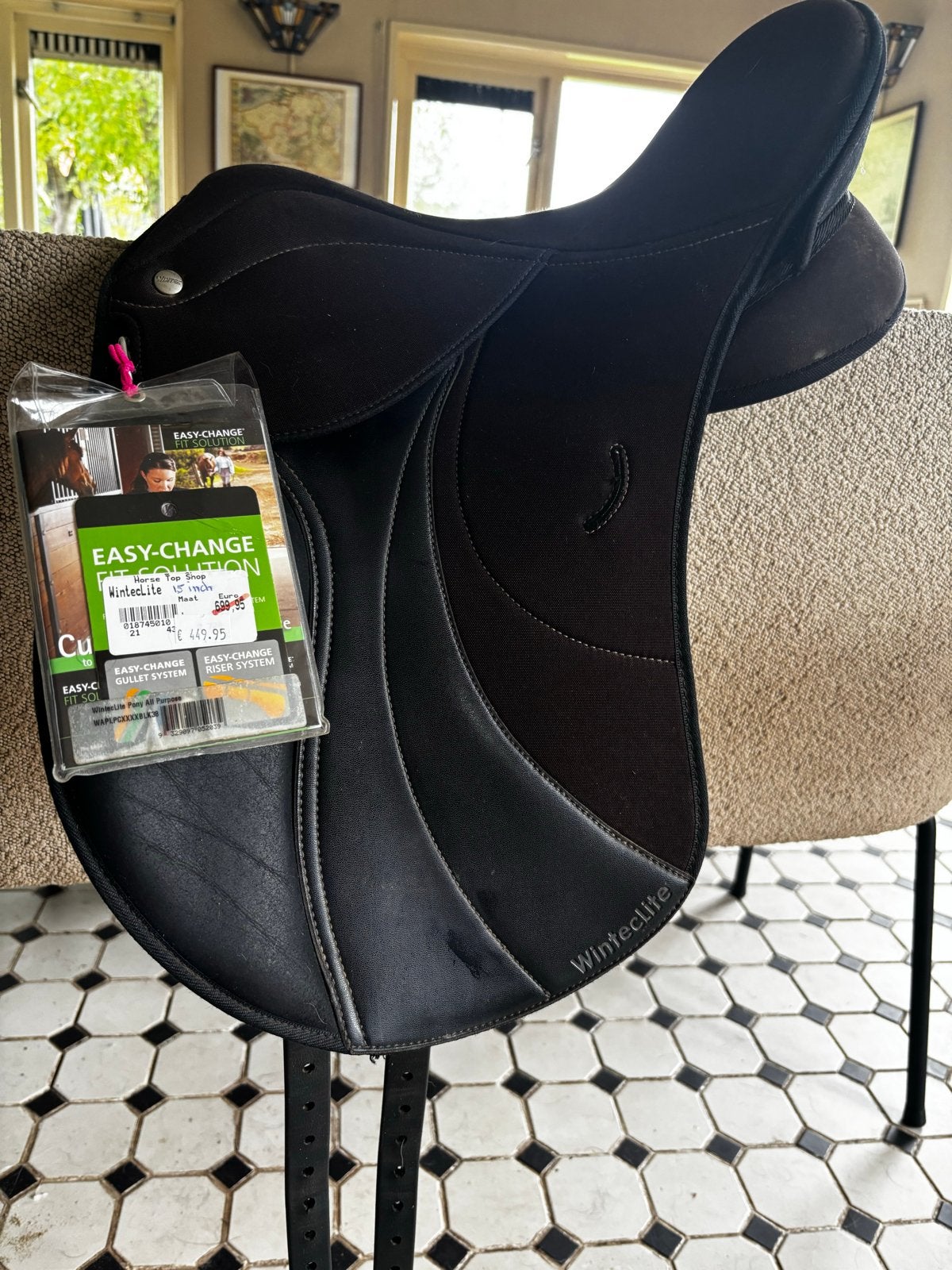 Wintec lite pony zadel, Dieren en Toebehoren, XS (15.5 inch of kleiner), Wintec, Ophalen of Verzenden, Zo goed als nieuw