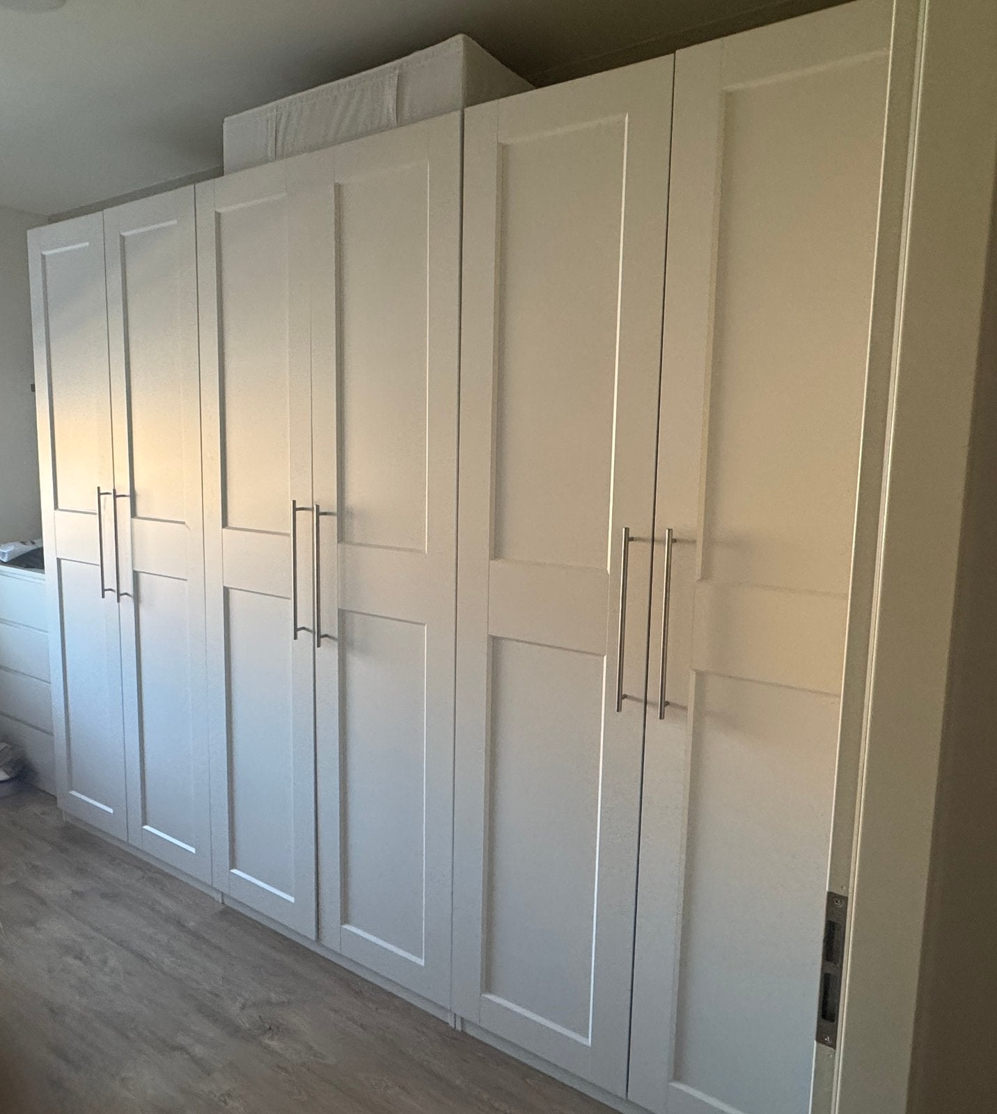 Grimo Ikea Pax 6x deuren 50x229 cm + Kallrör handgrepen, Ophalen, Gebruikt, 200 cm of meer, 50 tot 100 cm