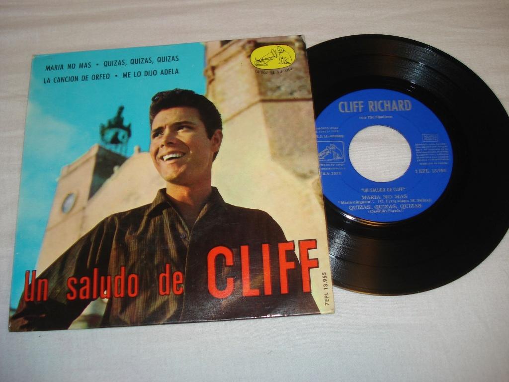 Cliff Richard   EP Un Saludo De Cliff     Orgineel, Zo goed als nieuw, Pop, EP, Fotohoes