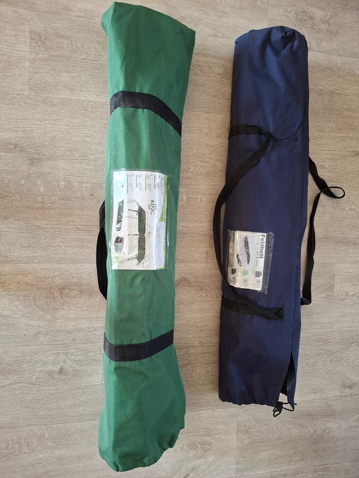 2x Campingbedden - Feldbett & King Size, Caravans en Kamperen, Ophalen, Zo goed als nieuw, Overige