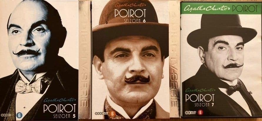 Hercule Poirot seizoen 5,6 en 7 (met David Suchet), Engels, Misdaad, Nederlands, Zo goed als nieuw