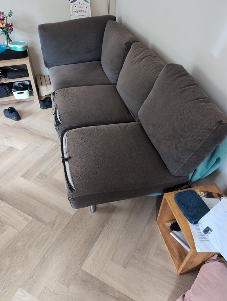 Hoekbank zonder armleuningen norsborg ikea, Ophalen, Gebruikt, 125 tot 150 cm, Hoekbank