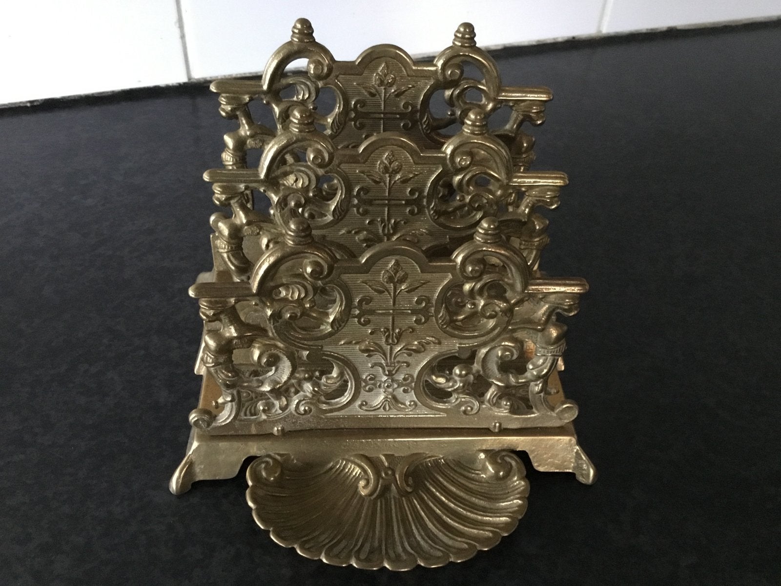 Koperen brievenhouder, Ophalen of Verzenden