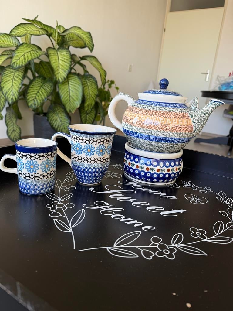 Bunzlau servies, Keramiek, Overige typen, Ophalen of Verzenden, Zo goed als nieuw