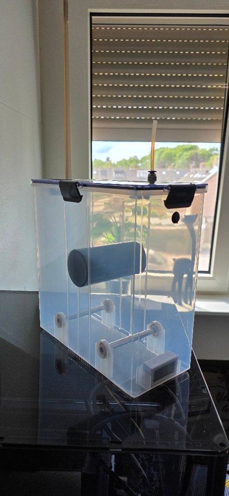 3D-printer Filament Droge Box Opslag met hydrometer, Computers en Software, 3D Printers, Ophalen of Verzenden, Zo goed als nieuw